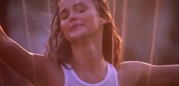  Keri Russell - Gets her top wet running through sprinklers - (uploaded by celebeclipse.com)